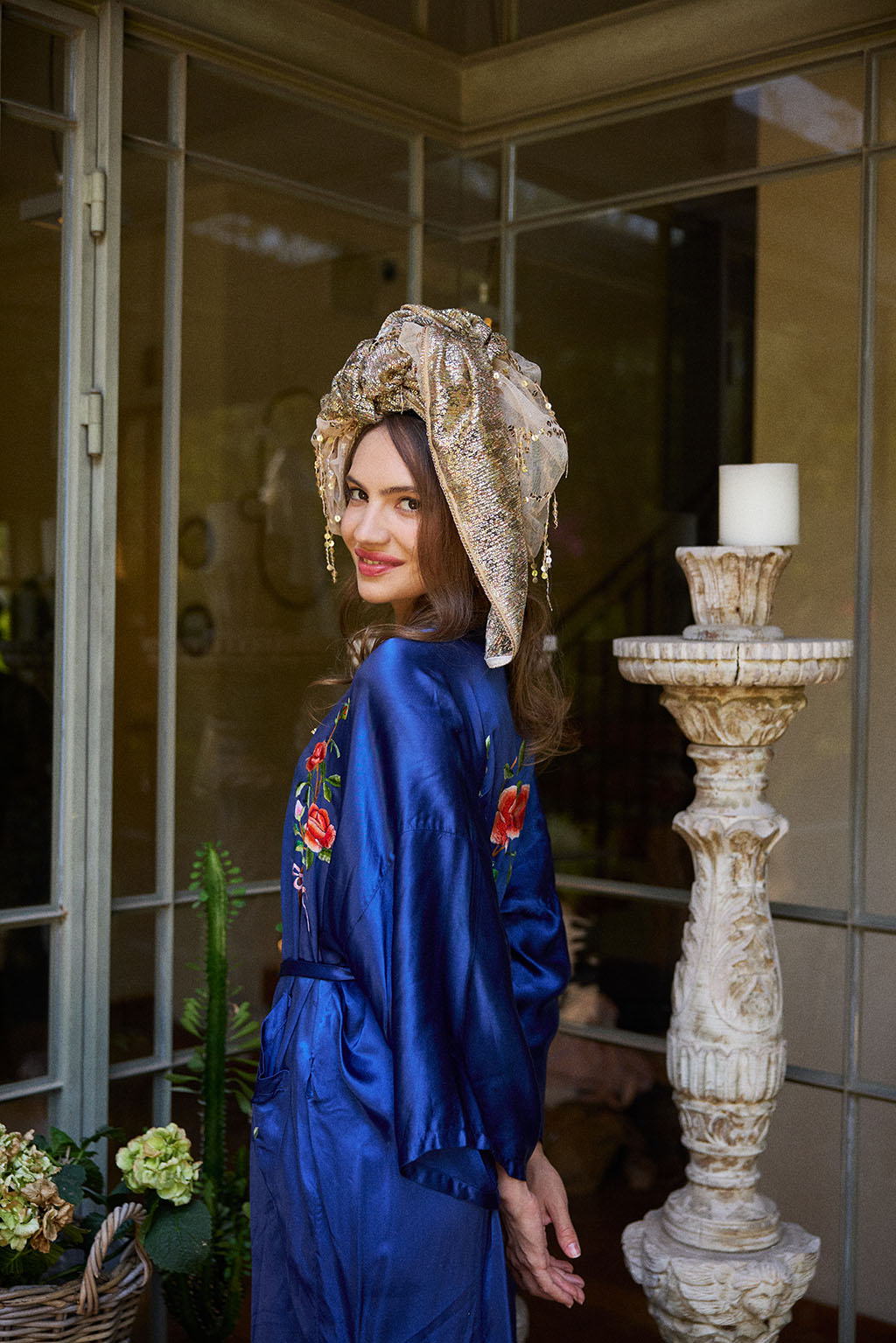 הדרא, קולקציית חגים, מטפחת מוזהבת, מטפחת חגיגית לארועים