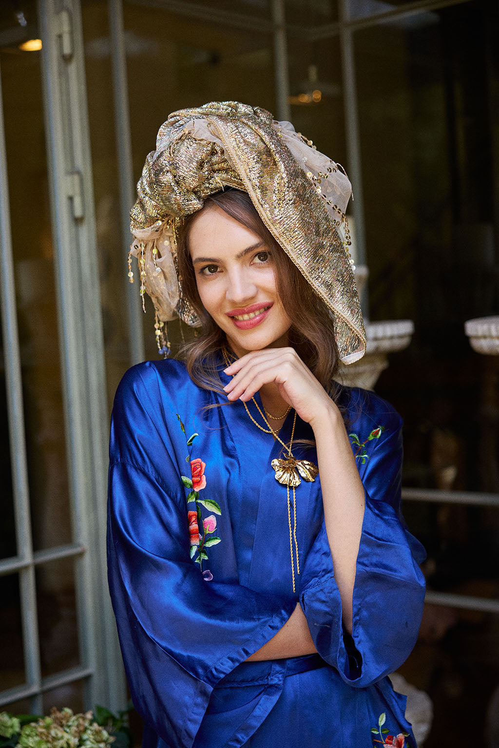 הדרא, קולקציית חגים, מטפחת מוזהבת, מטפחת חגיגית לארועים