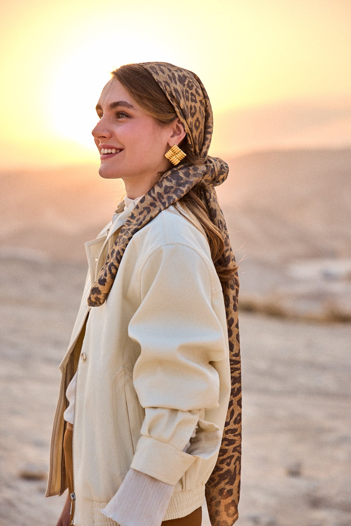 מטפחת מרובעת אגם