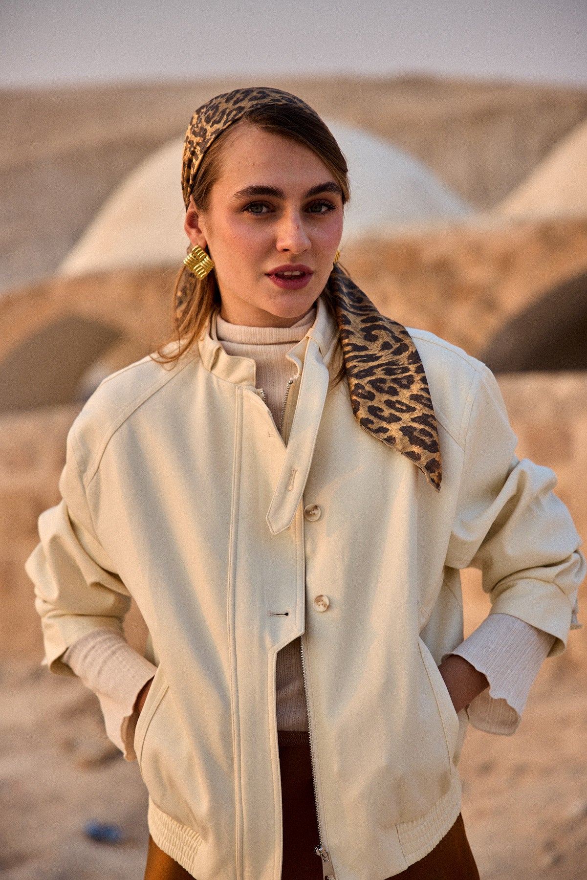 מטפחת מרובעת אגם