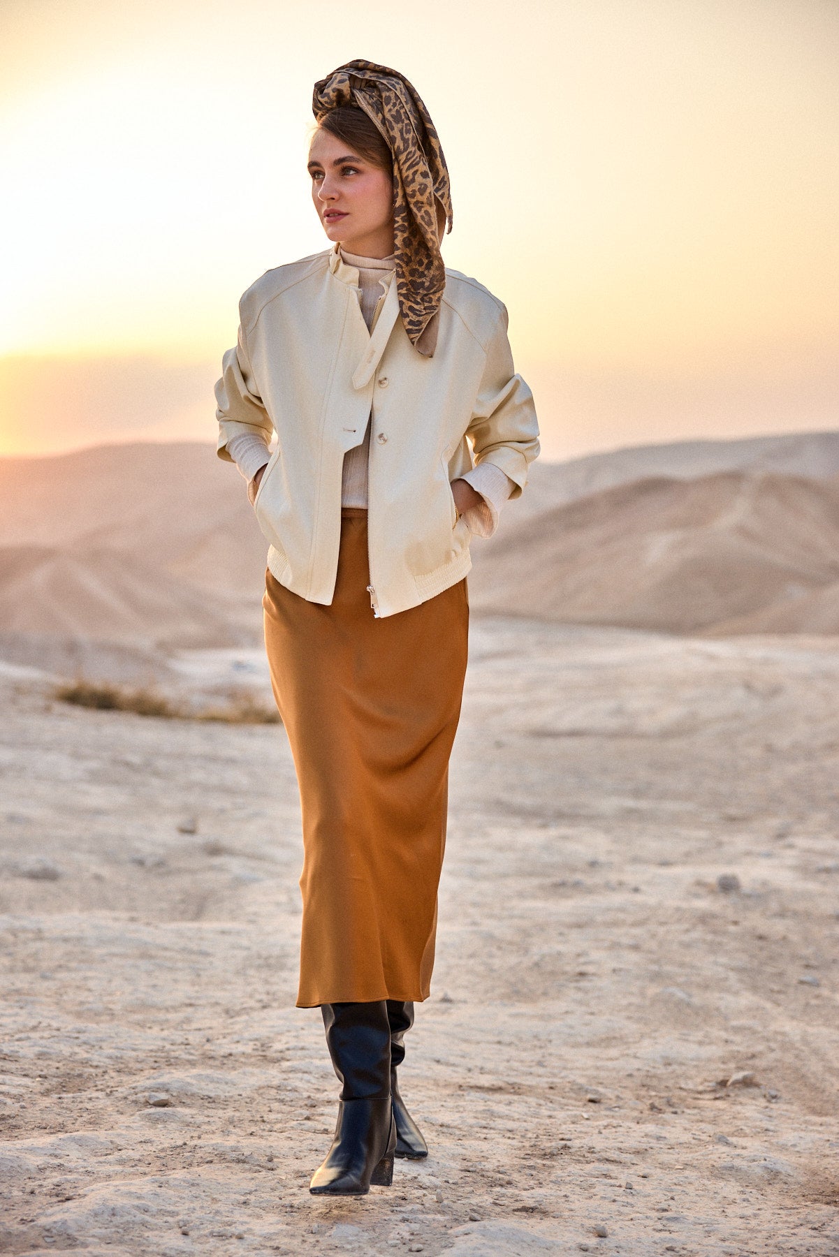 מטפחת צעיף אגם