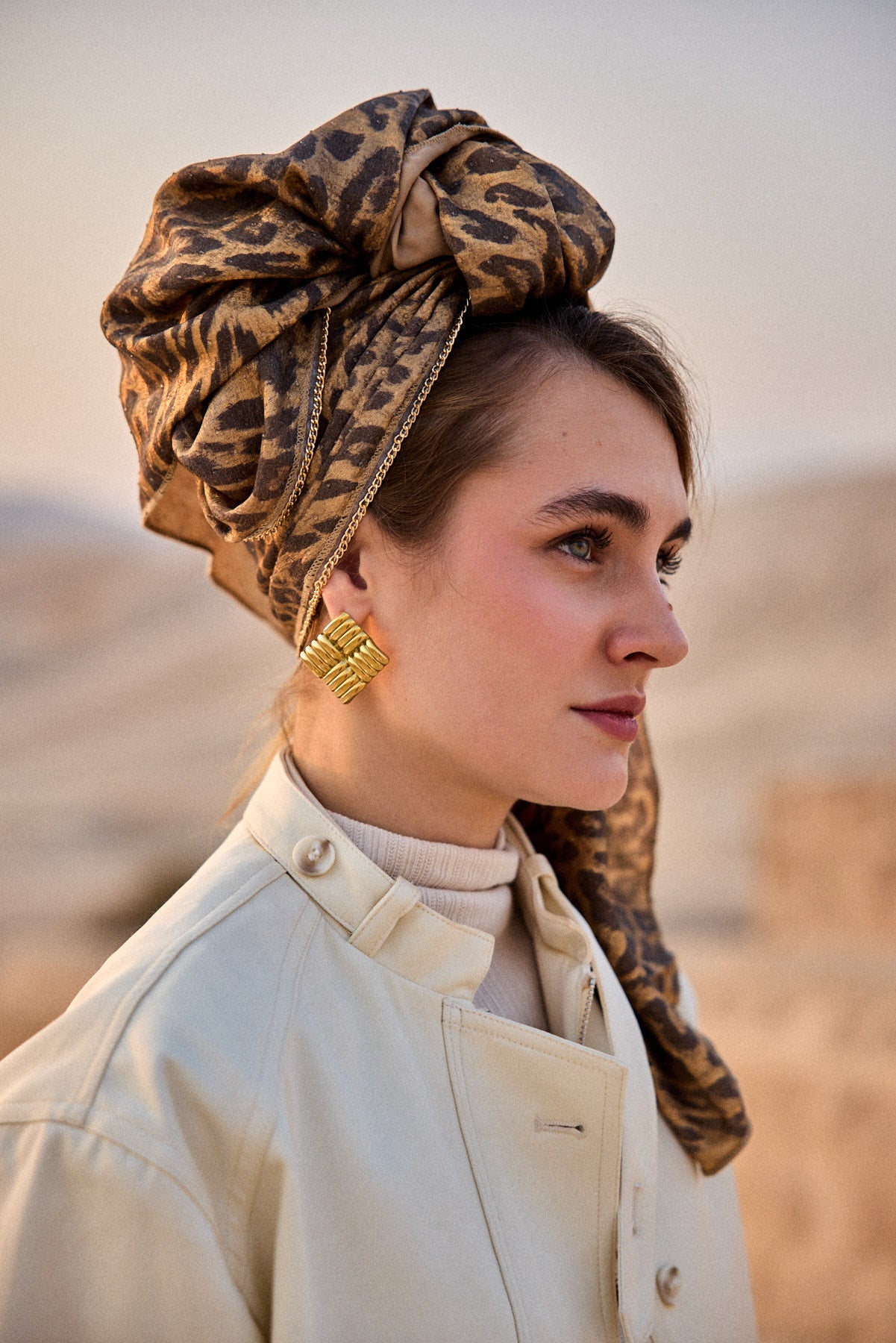 מטפחת צעיף אגם