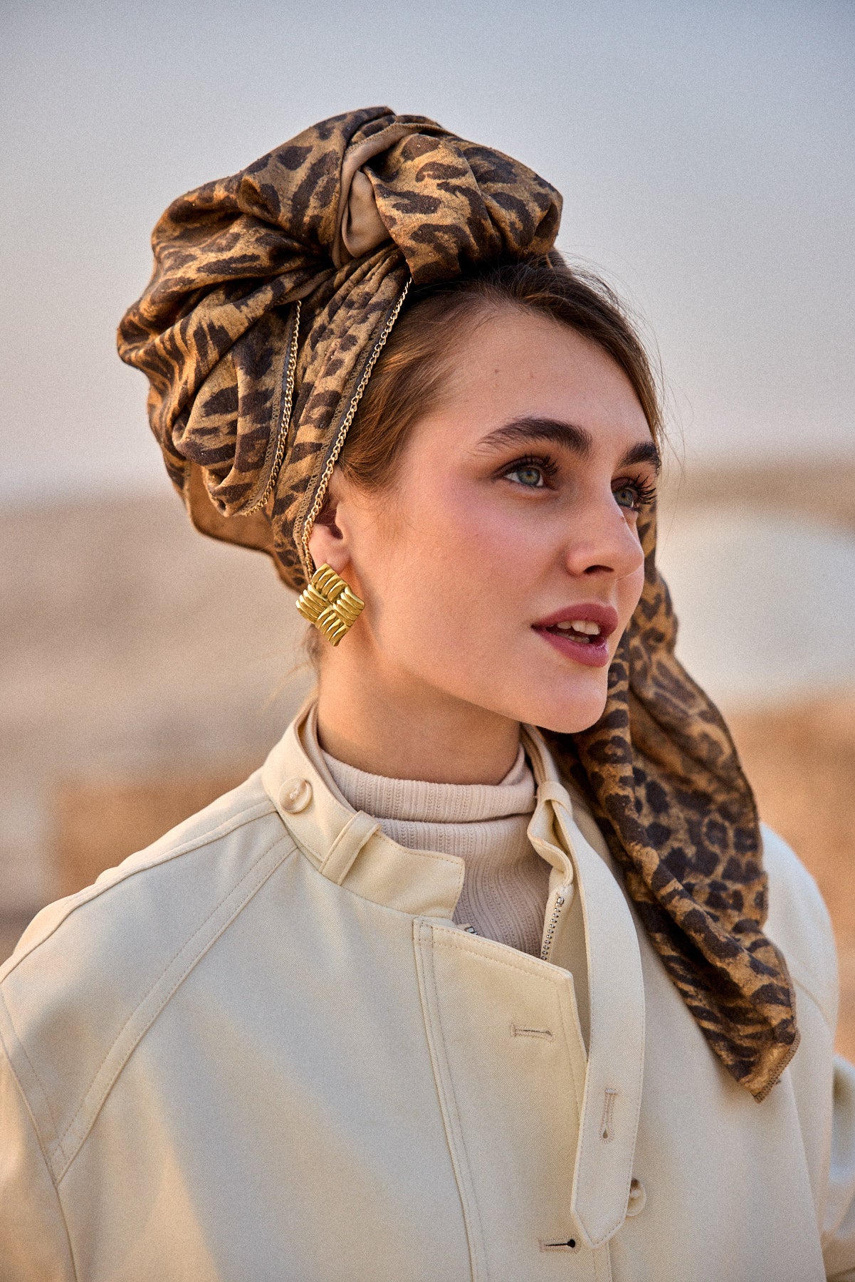 מטפחת צעיף אגם