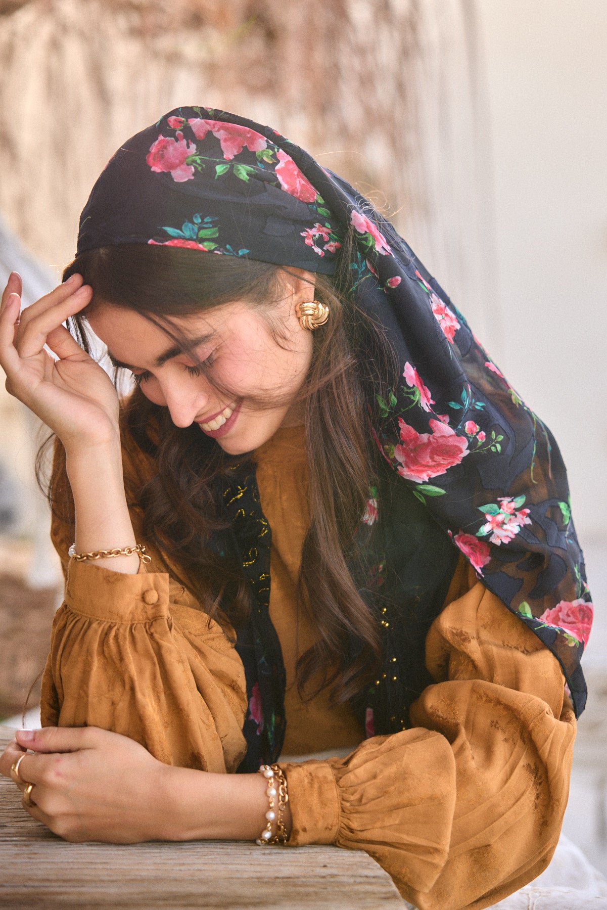 מטפחת מרובעת כלנית