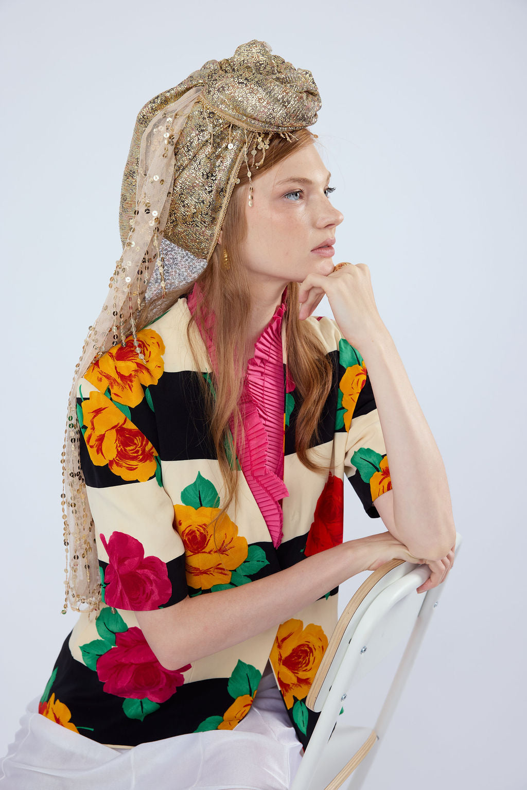 הדרא, קולקציית חגים, מטפחת מוזהבת, מטפחת חגיגית לארועים