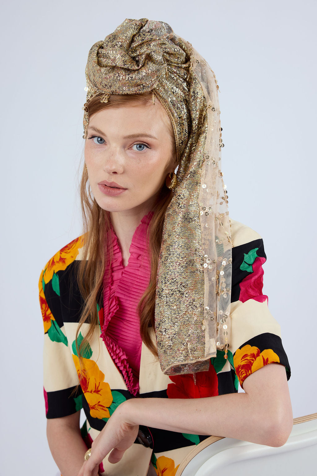 הדרא, קולקציית חגים, מטפחת מוזהבת, מטפחת חגיגית לארועים