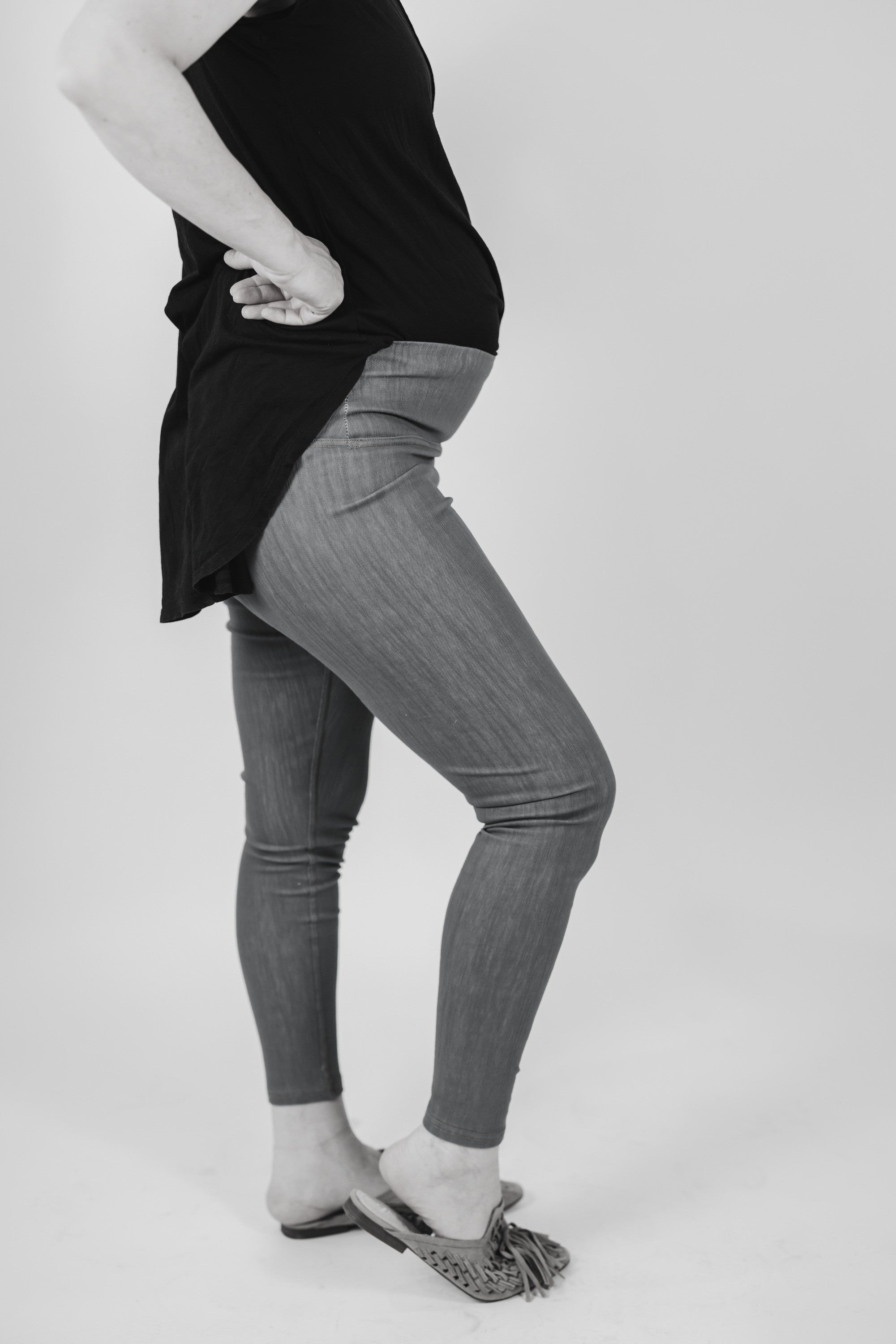 הדרא,טייץ ג'ינס כחול קלאסי