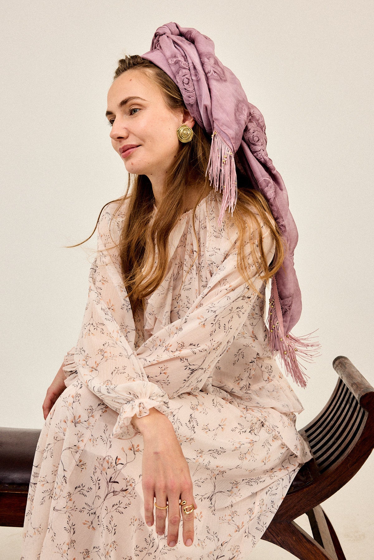 מטפחת מרובעת נגה סגול