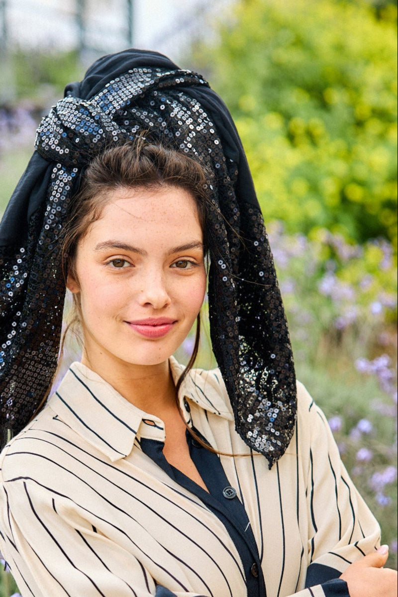 מטפחת סיס שחור