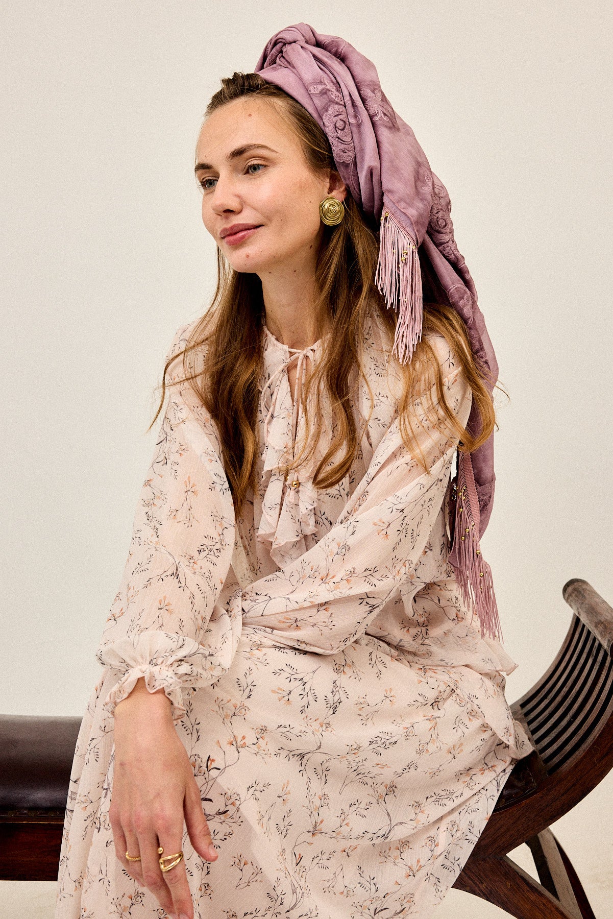 מטפחת מרובעת נגה סגול