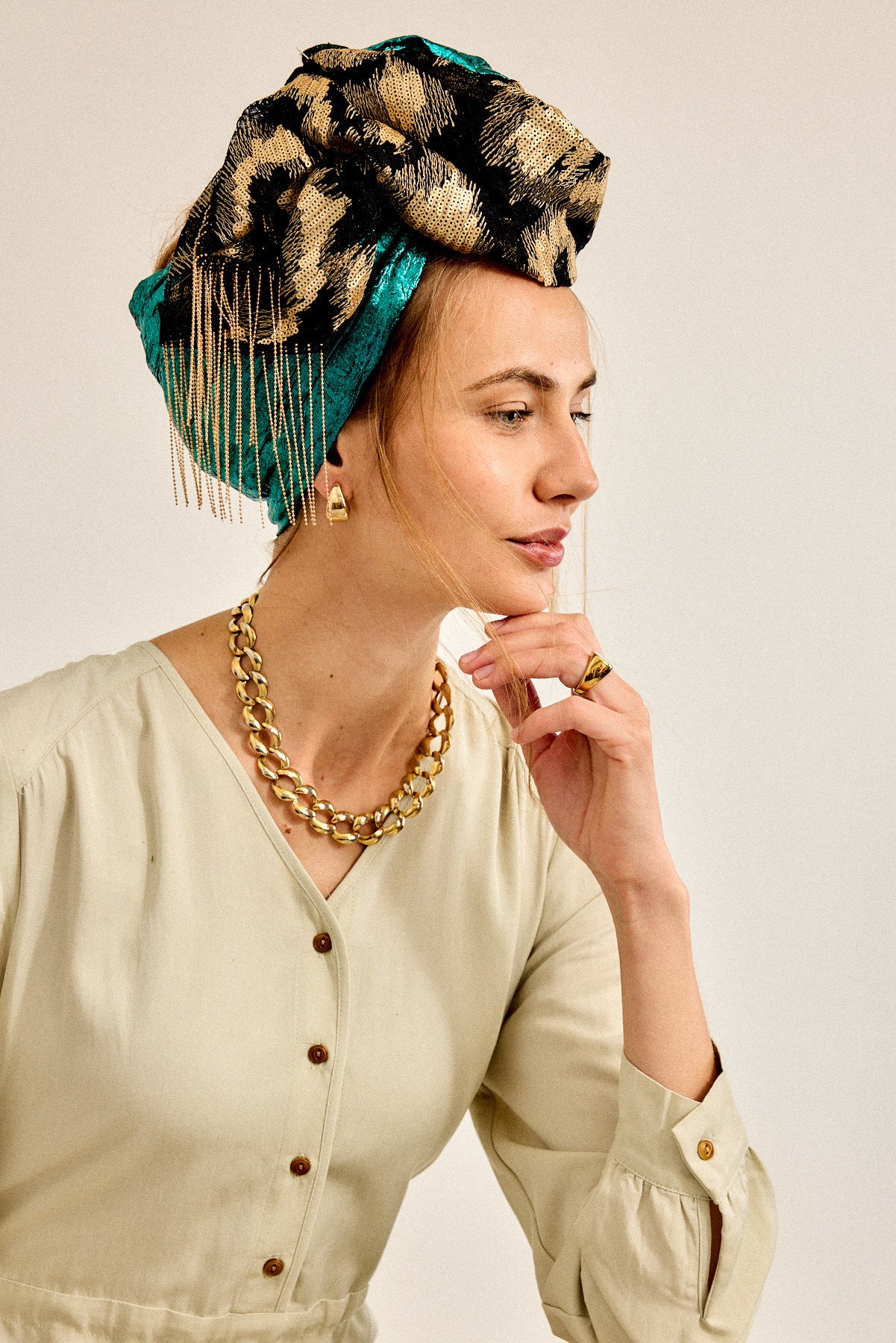 מטפחת צעיף טופז