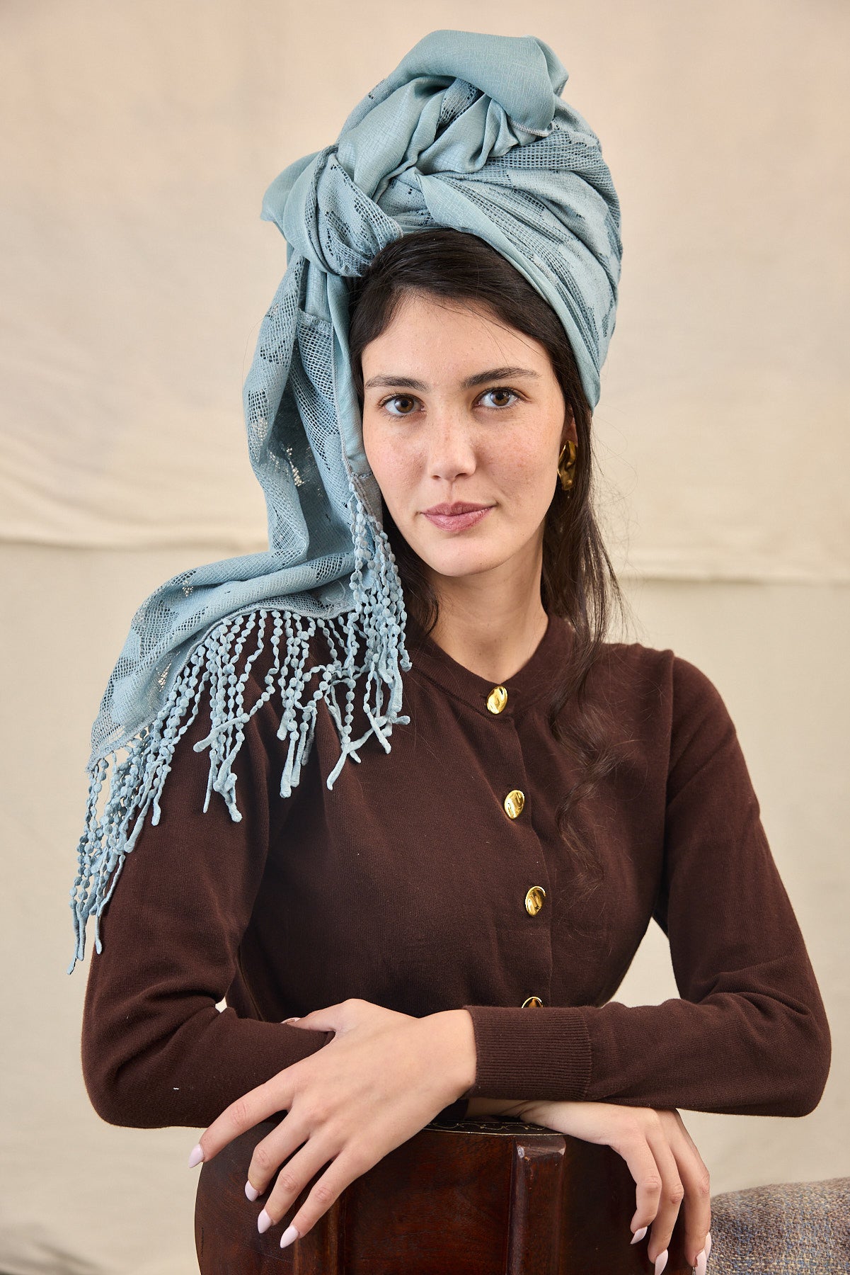 מטפחת הולה תכלת