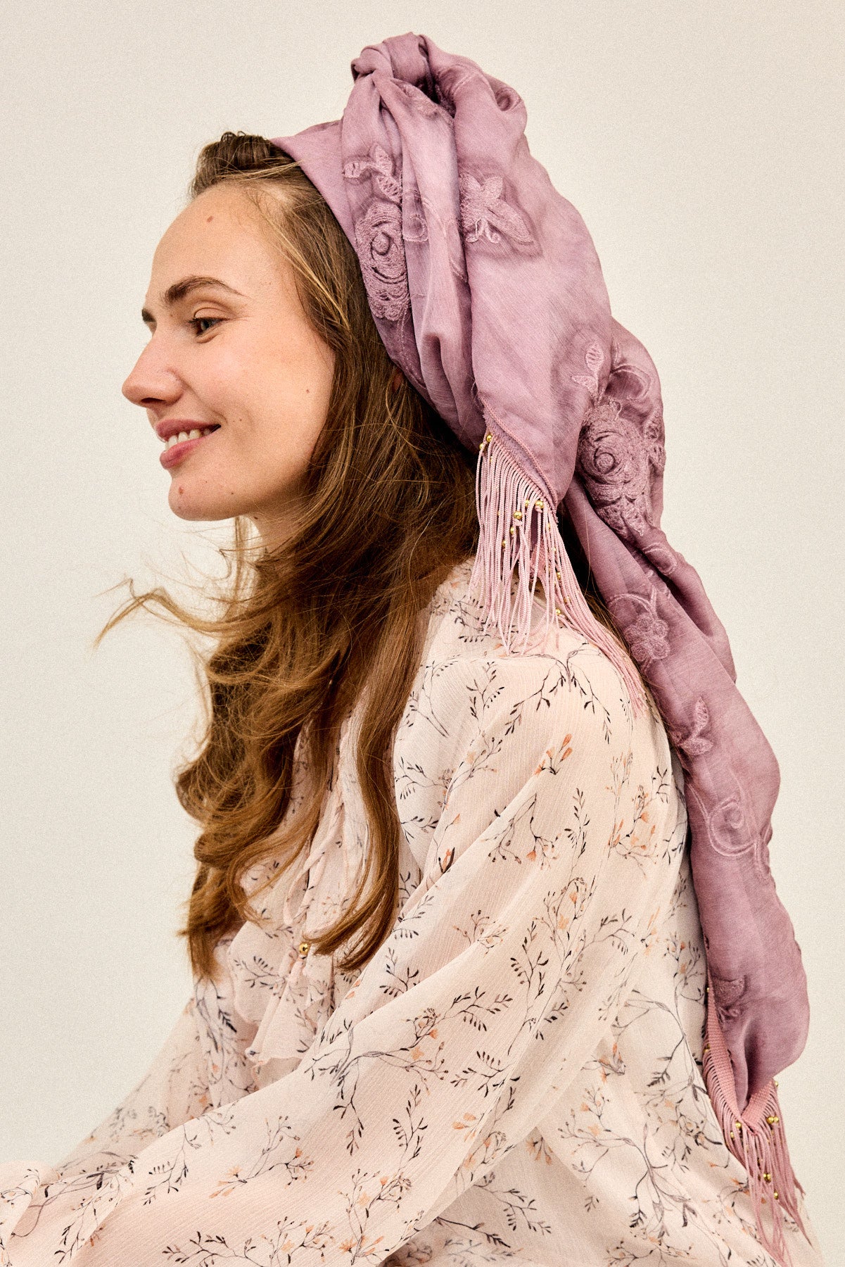 מטפחת מרובעת נגה סגול