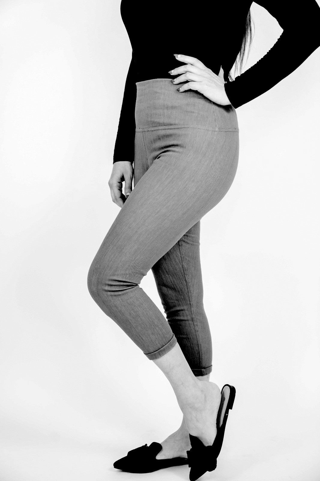 הדרא,טייץ ג'ינס כחול קלאסי