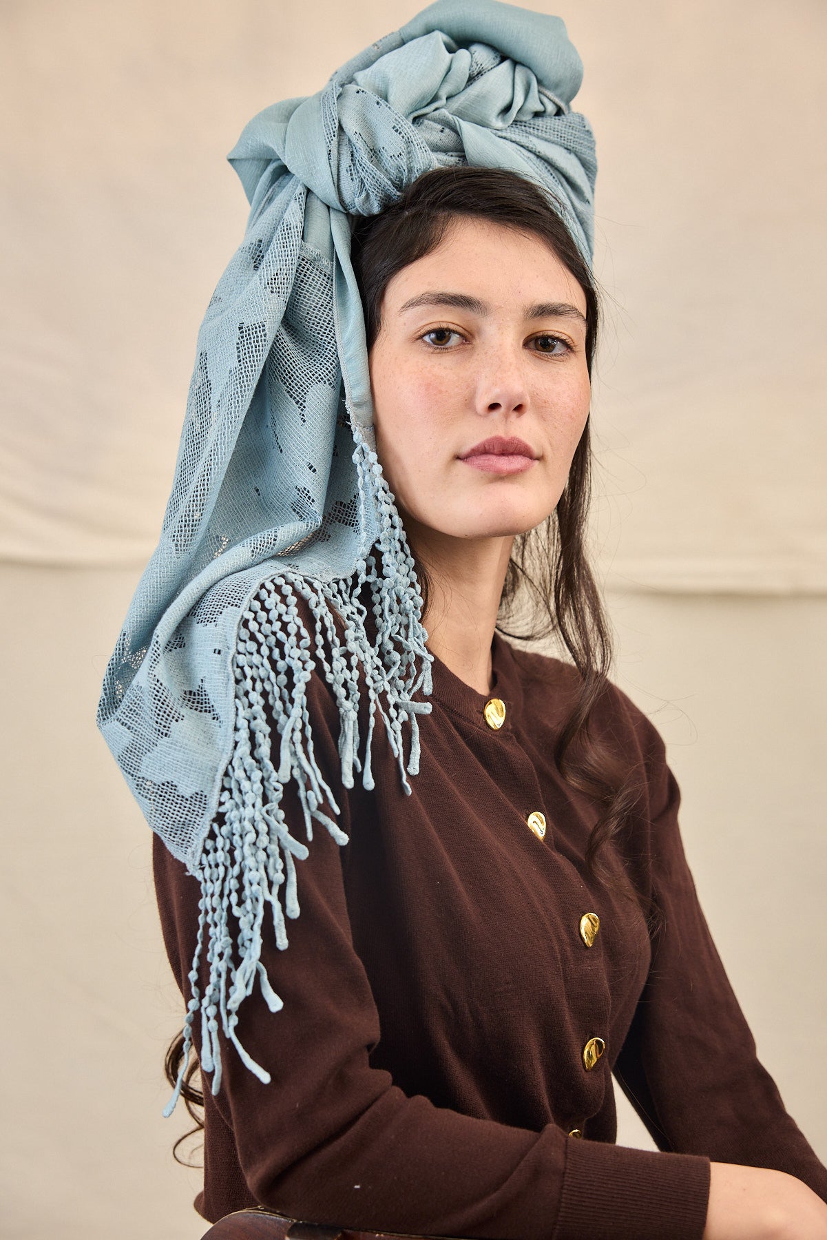 מטפחת הולה תכלת