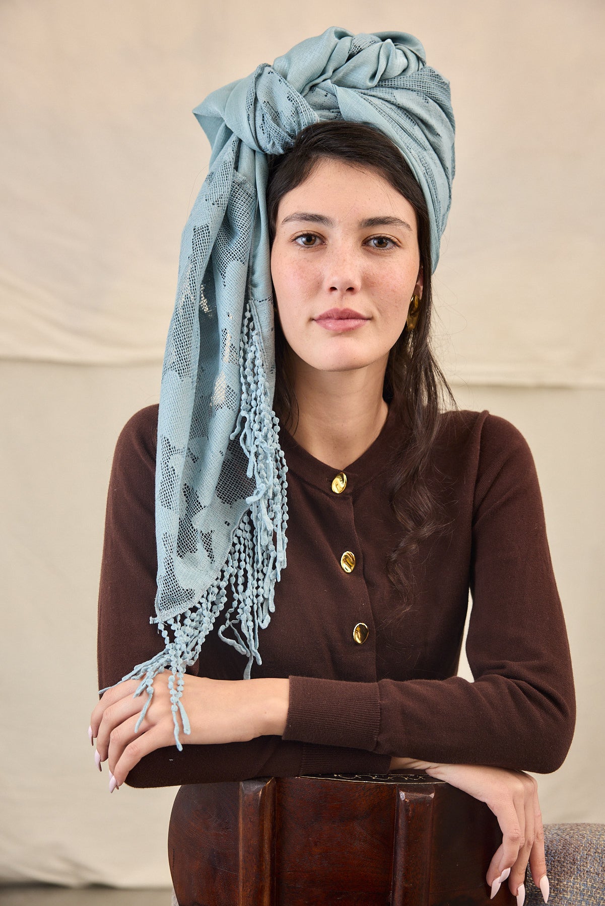 מטפחת הולה תכלת