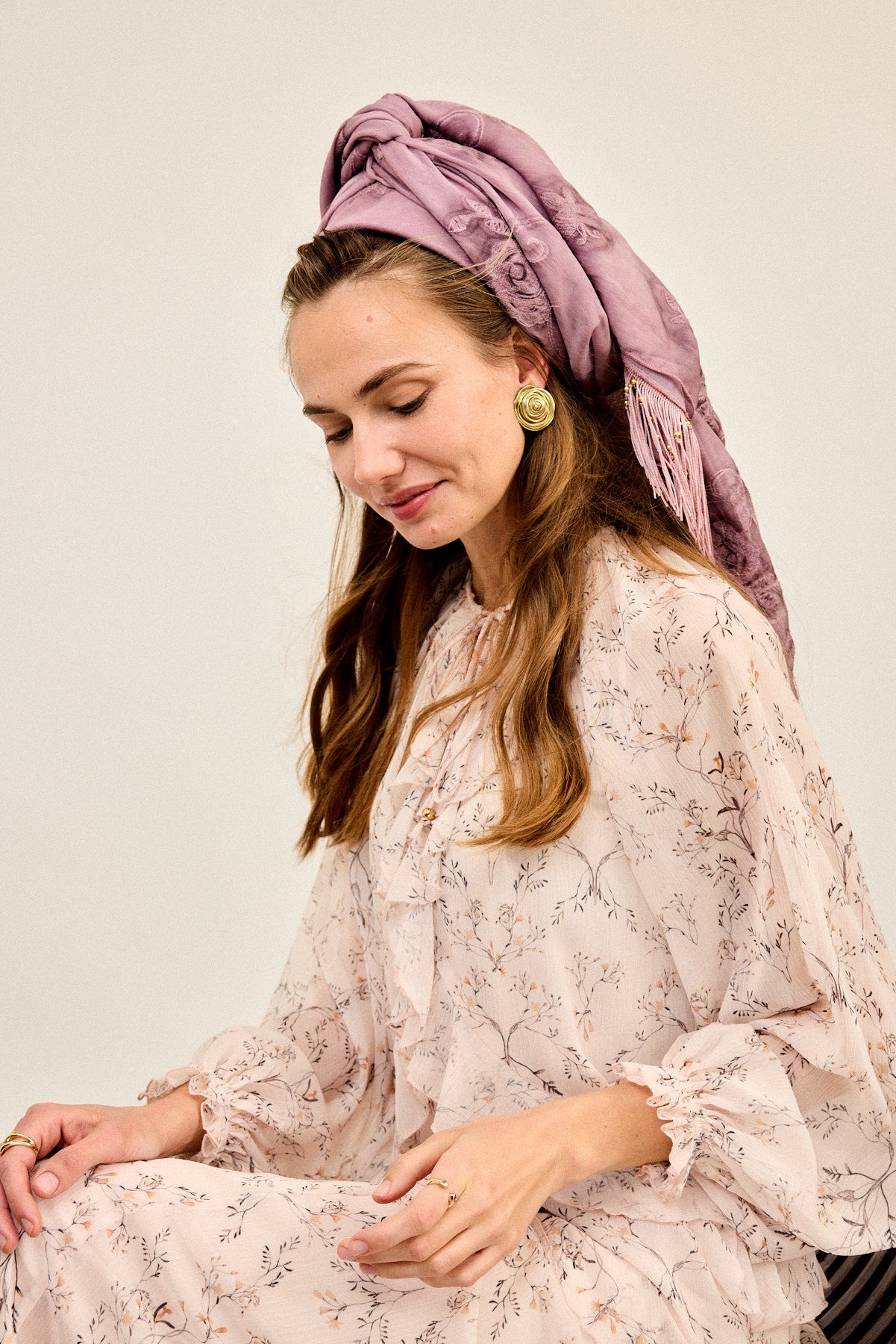 מטפחת מרובעת נגה סגול