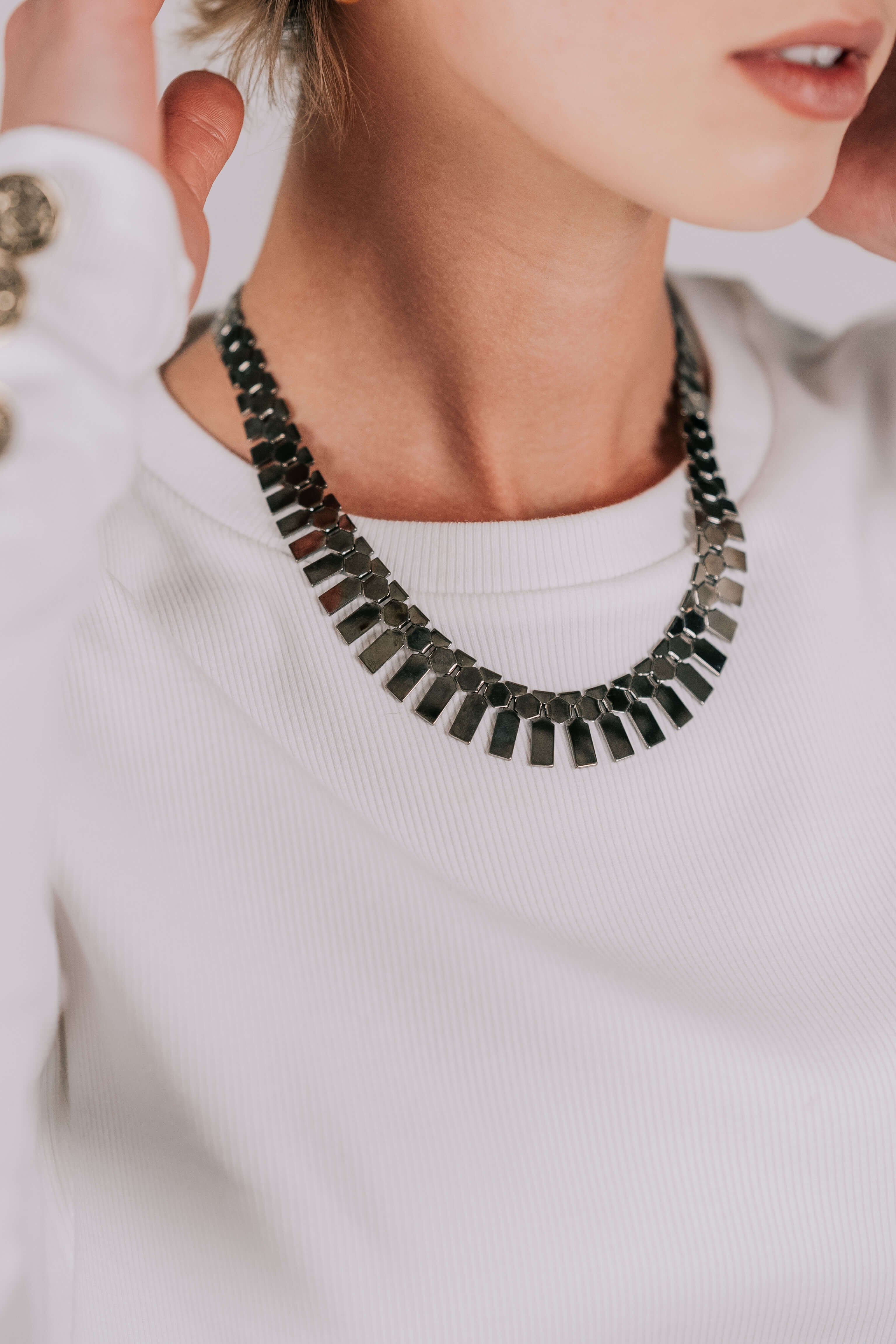 שרשרת קלודט כסף מושחר