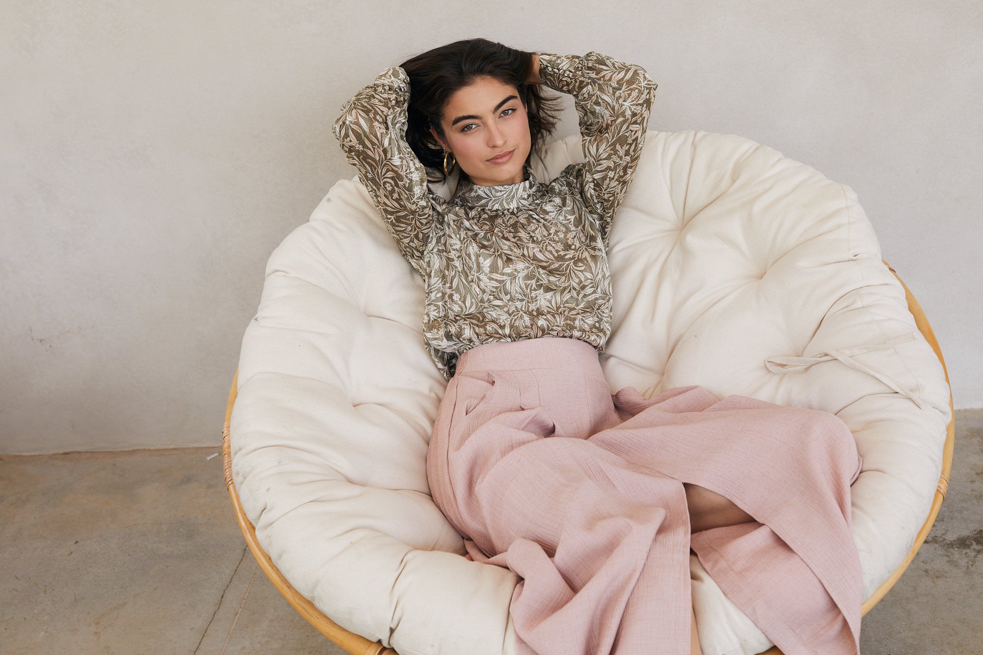 הדרא, חצאית לארוע, חצאית ורודה עם כיסים