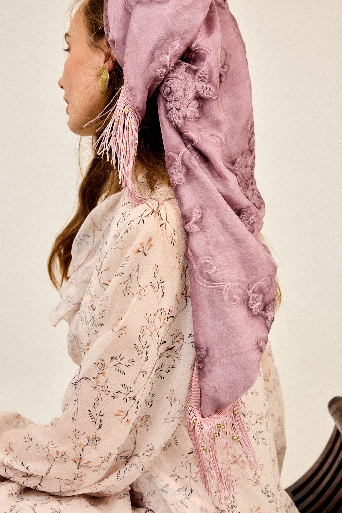 מטפחת מרובעת נגה סגול