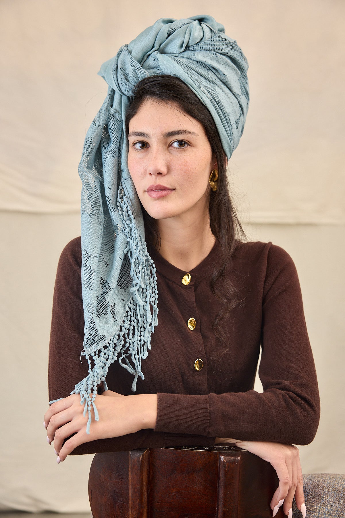 מטפחת הולה תכלת