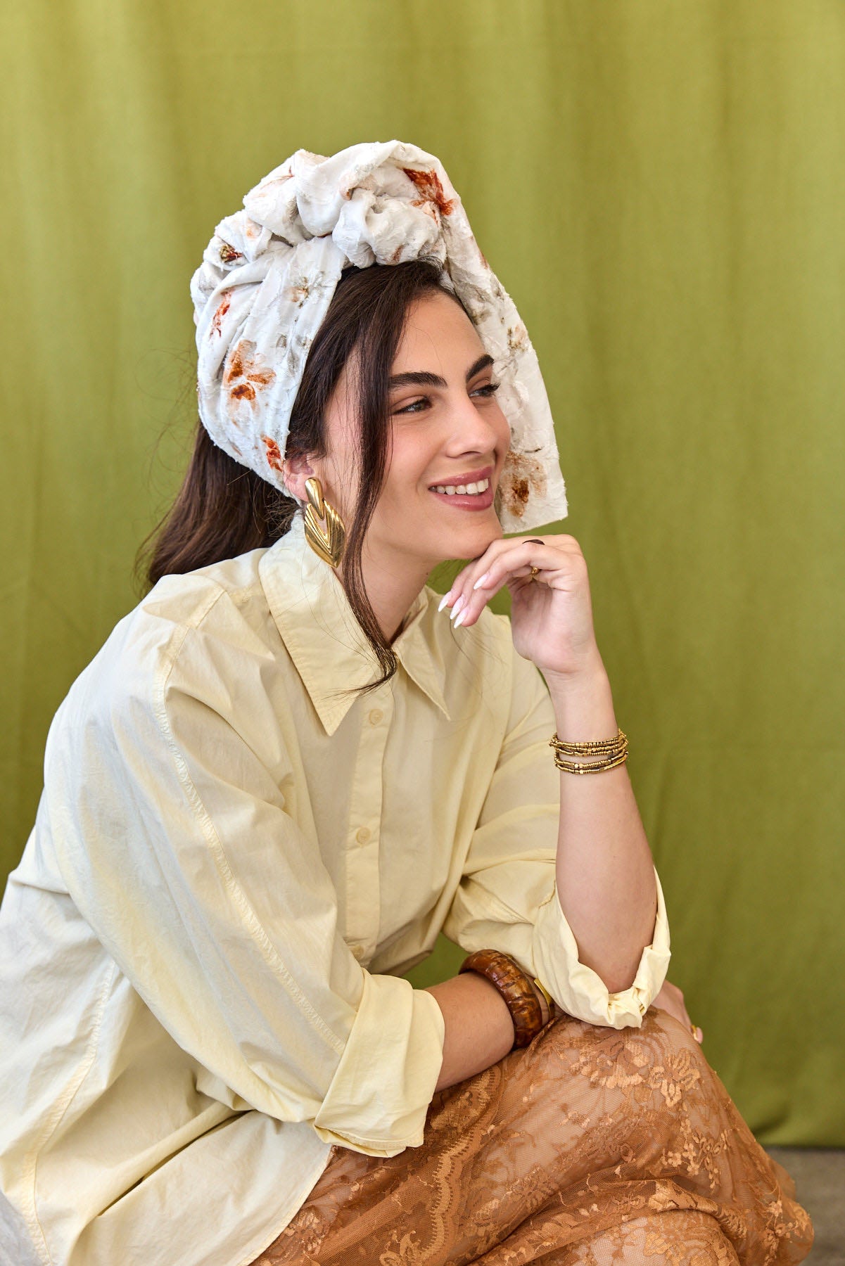 מטפחת צעיף קמה חצי כיסוי