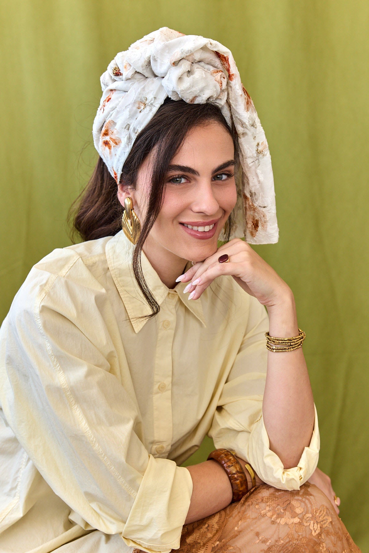 מטפחת צעיף קמה חצי כיסוי