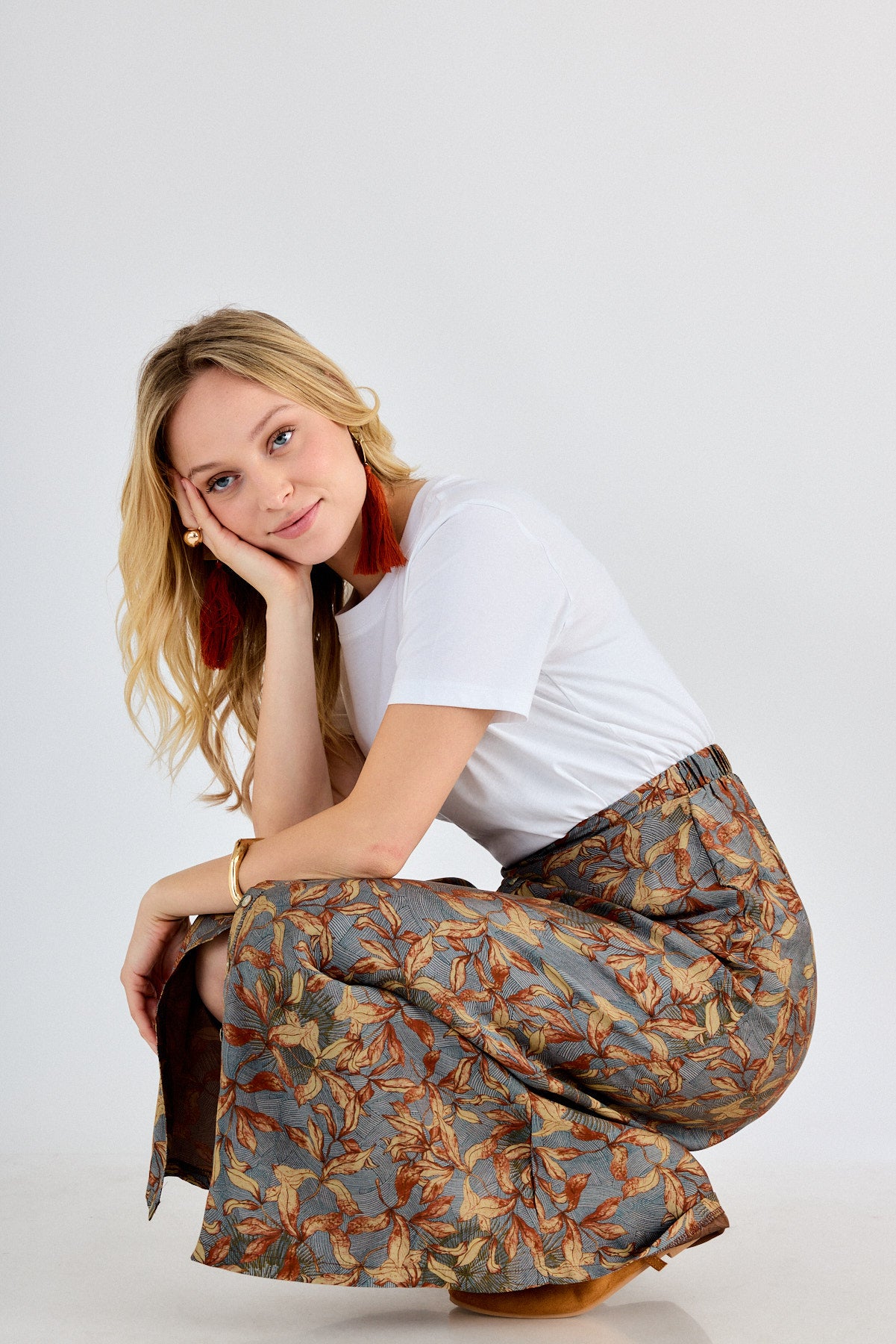 הדרא, קולקציית חגים,חצאית פרחונית