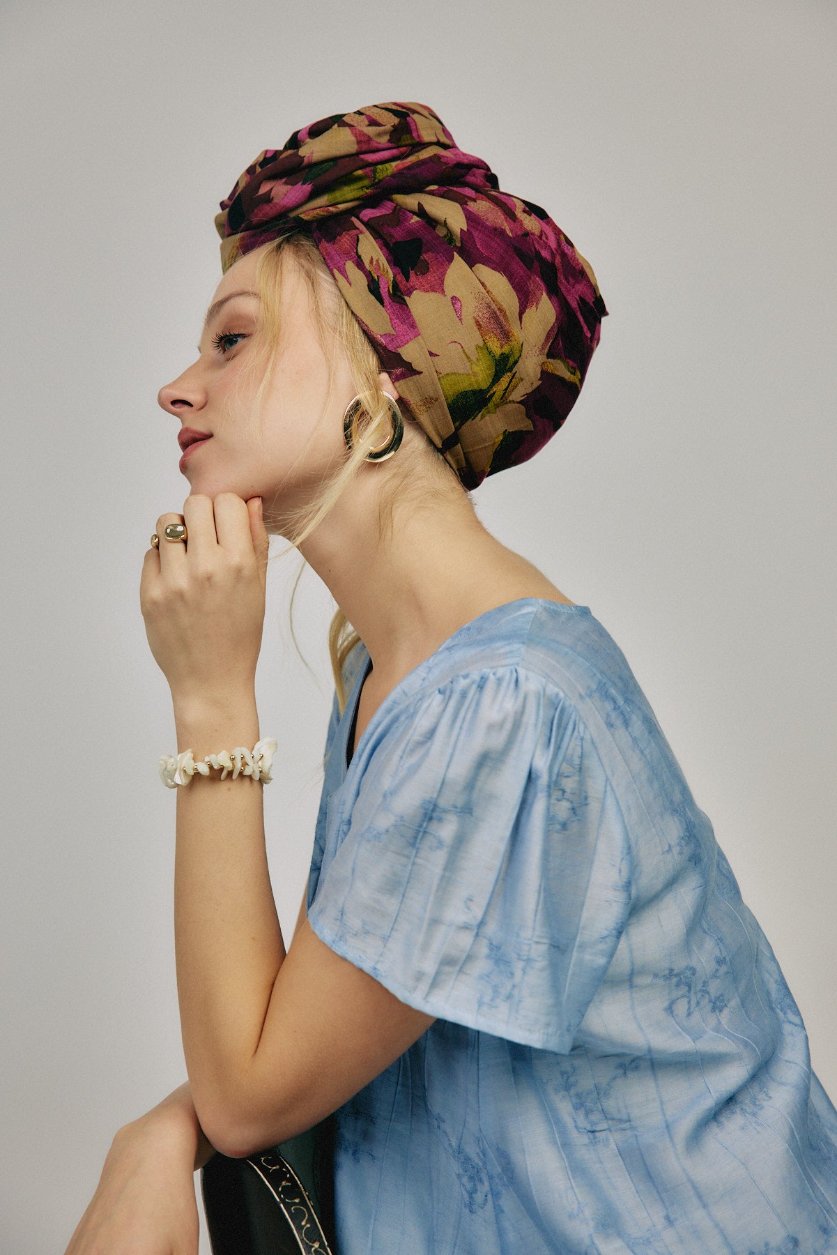 מטפחת צעיף רקפת