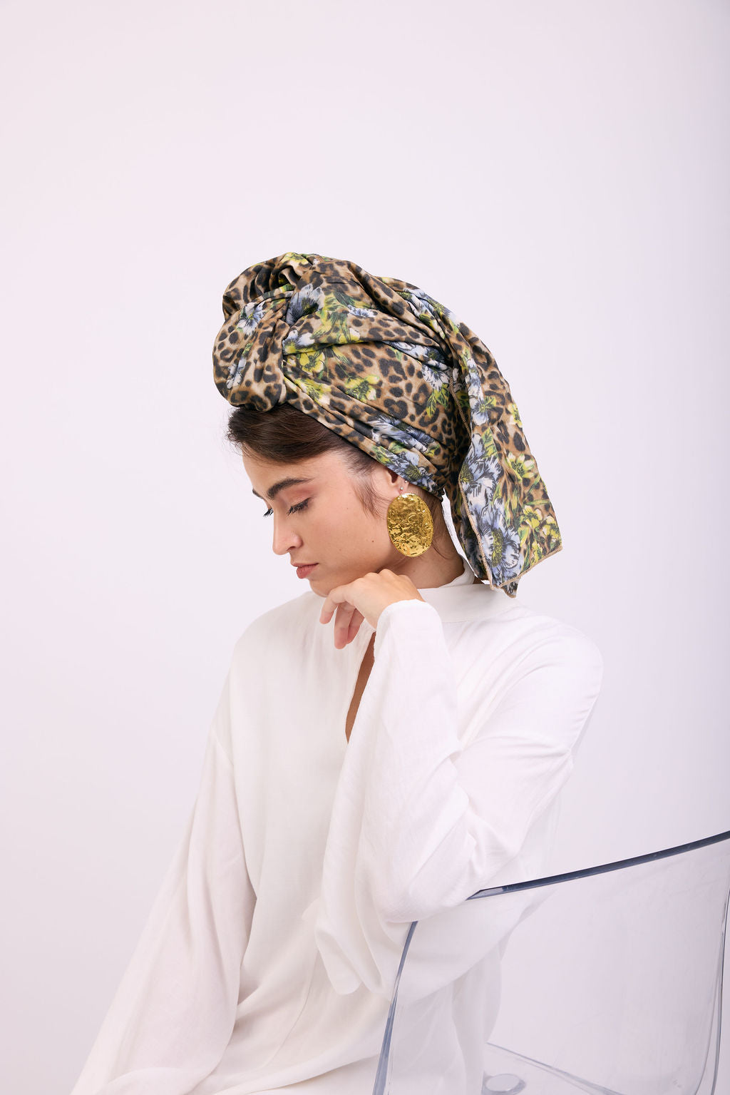 הדרא, קולקציית מטפחות קיץ, מטפחת מנומרת, מטפחת חגיגית