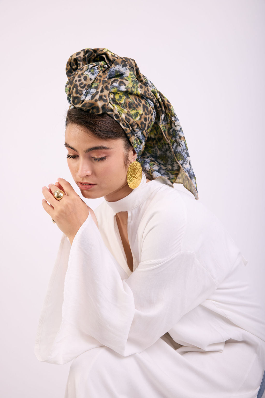 הדרא, קולקציית מטפחות קיץ, מטפחת מנומרת, מטפחת חגיגית