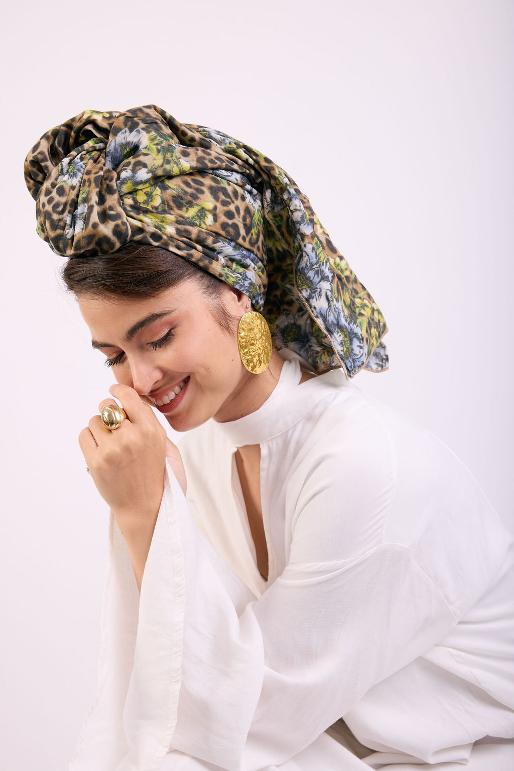 הדרא, קולקציית מטפחות קיץ, מטפחת מנומרת, מטפחת חגיגית