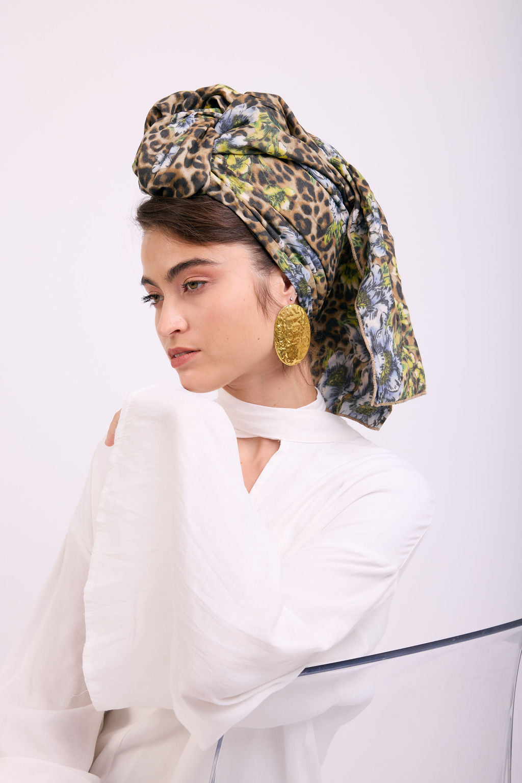 הדרא, קולקציית מטפחות קיץ, מטפחת מנומרת, מטפחת חגיגית