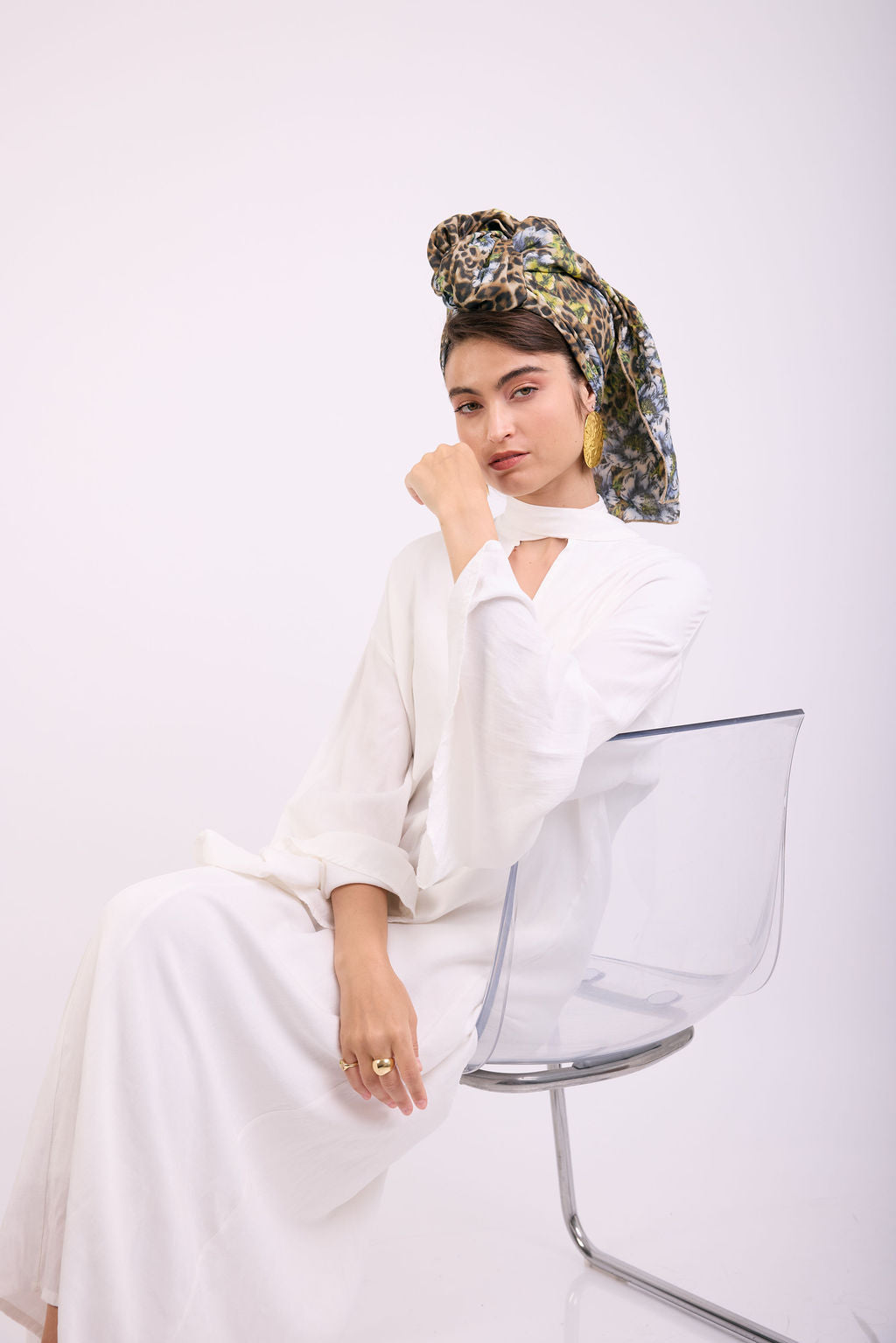 הדרא, קולקציית מטפחות קיץ, מטפחת מנומרת, מטפחת חגיגית