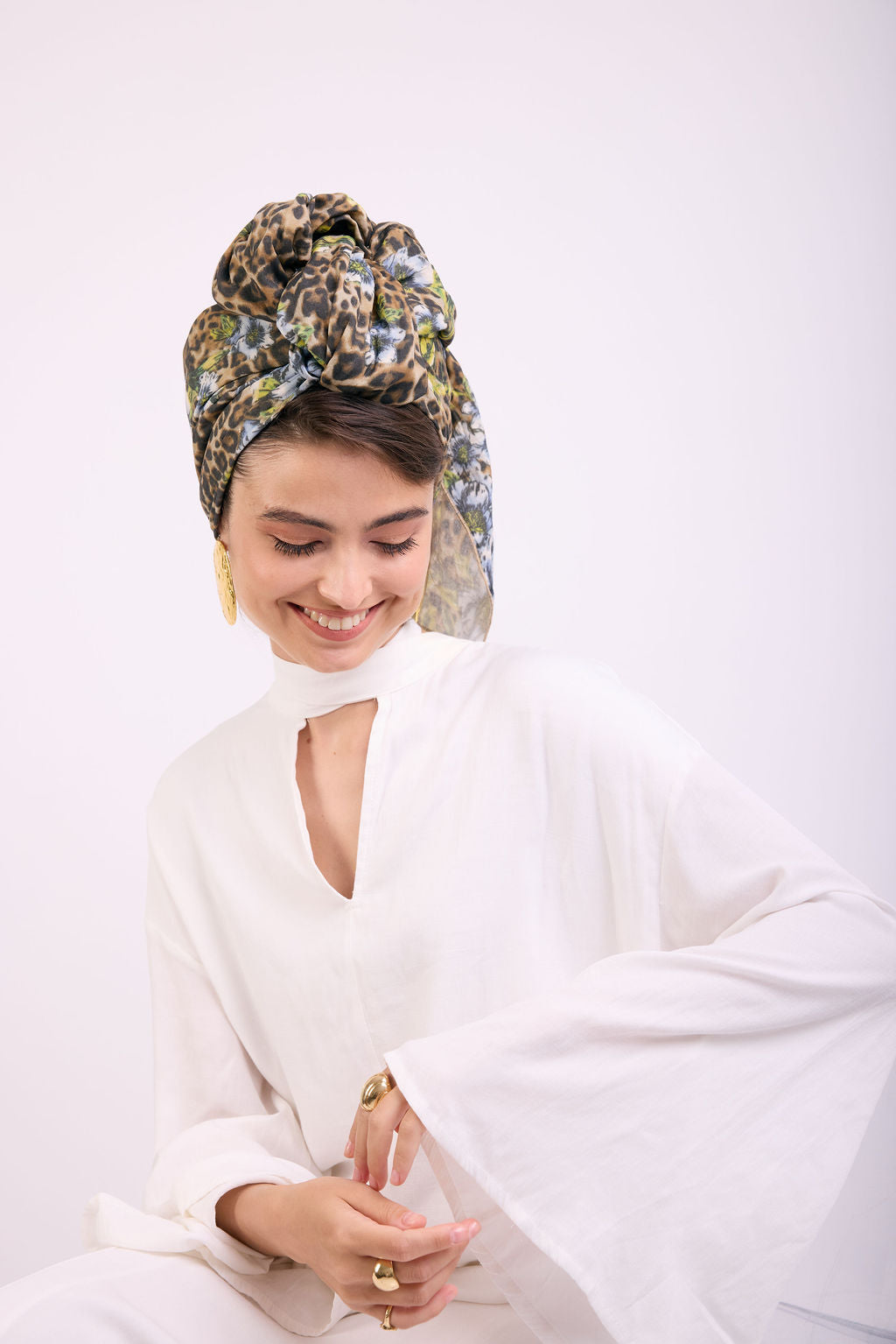 הדרא, קולקציית מטפחות קיץ, מטפחת מנומרת, מטפחת חגיגית