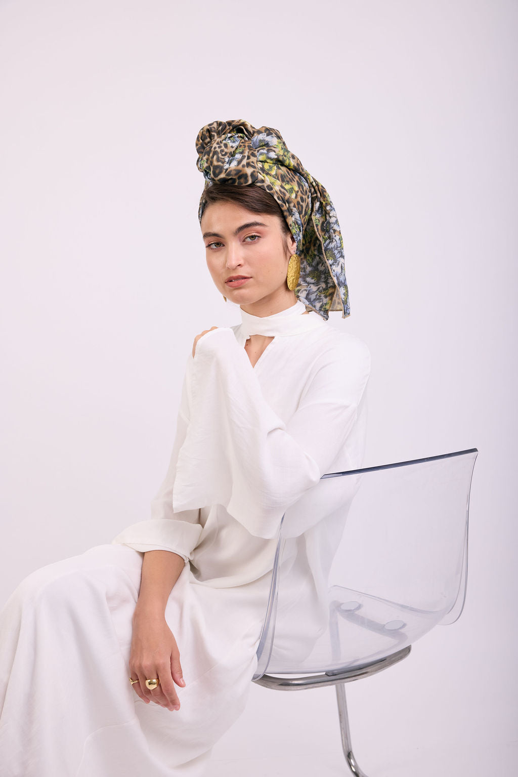 הדרא, קולקציית מטפחות קיץ, מטפחת מנומרת, מטפחת חגיגית