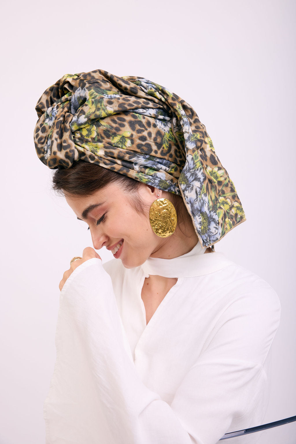 הדרא, קולקציית מטפחות קיץ, מטפחת מנומרת, מטפחת חגיגית