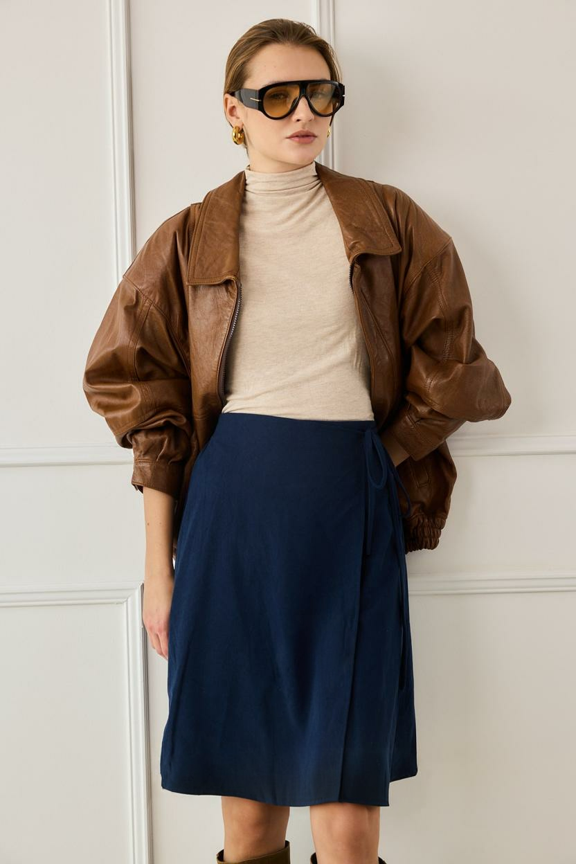 חצאית אורה כחול