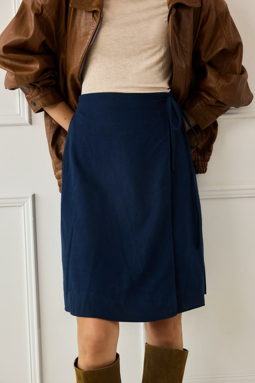 חצאית אורה כחול