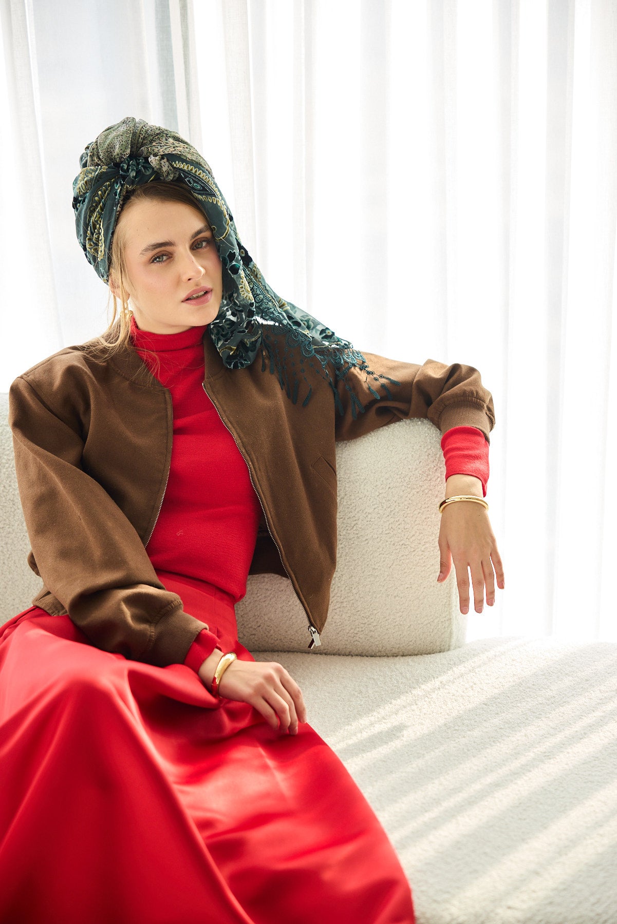 מטפחת צעיף ברק