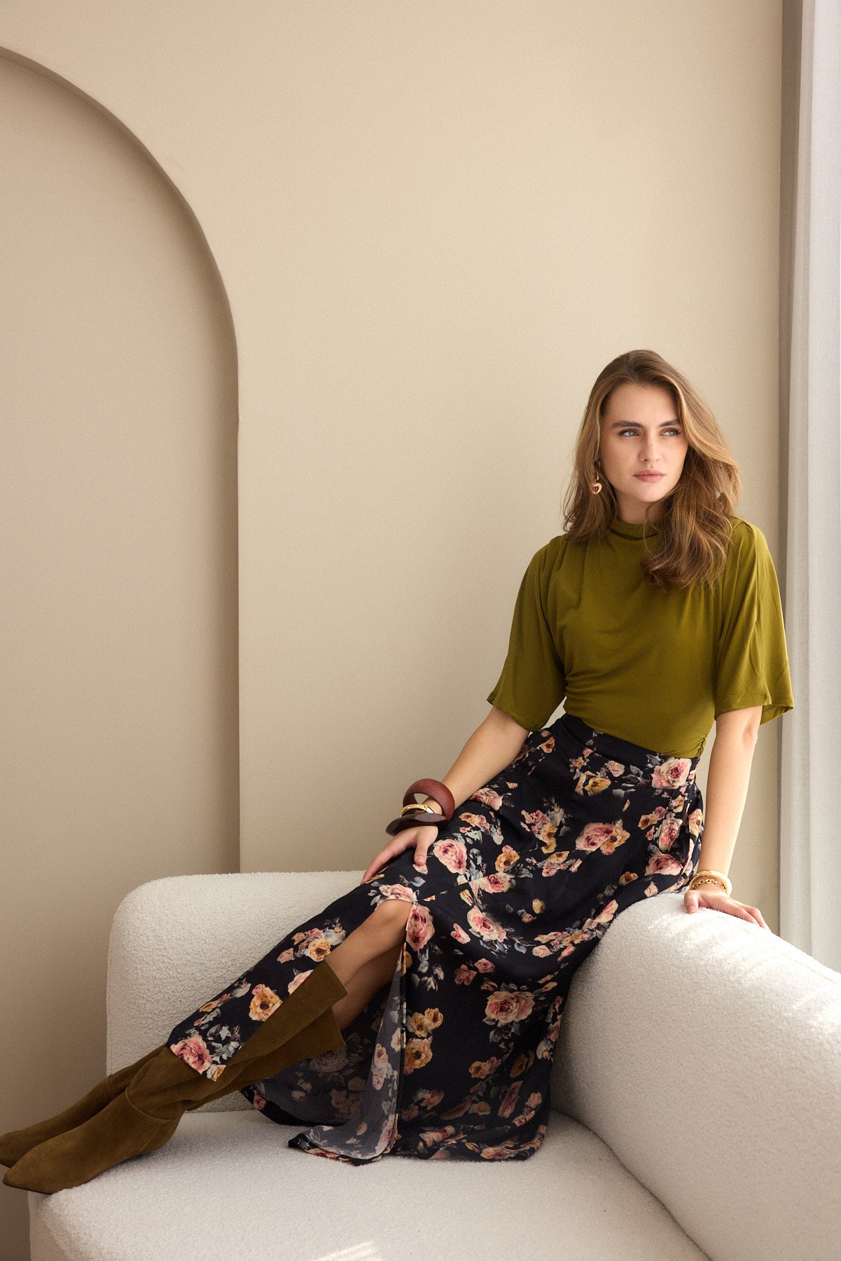 חצאית לילי שחורה