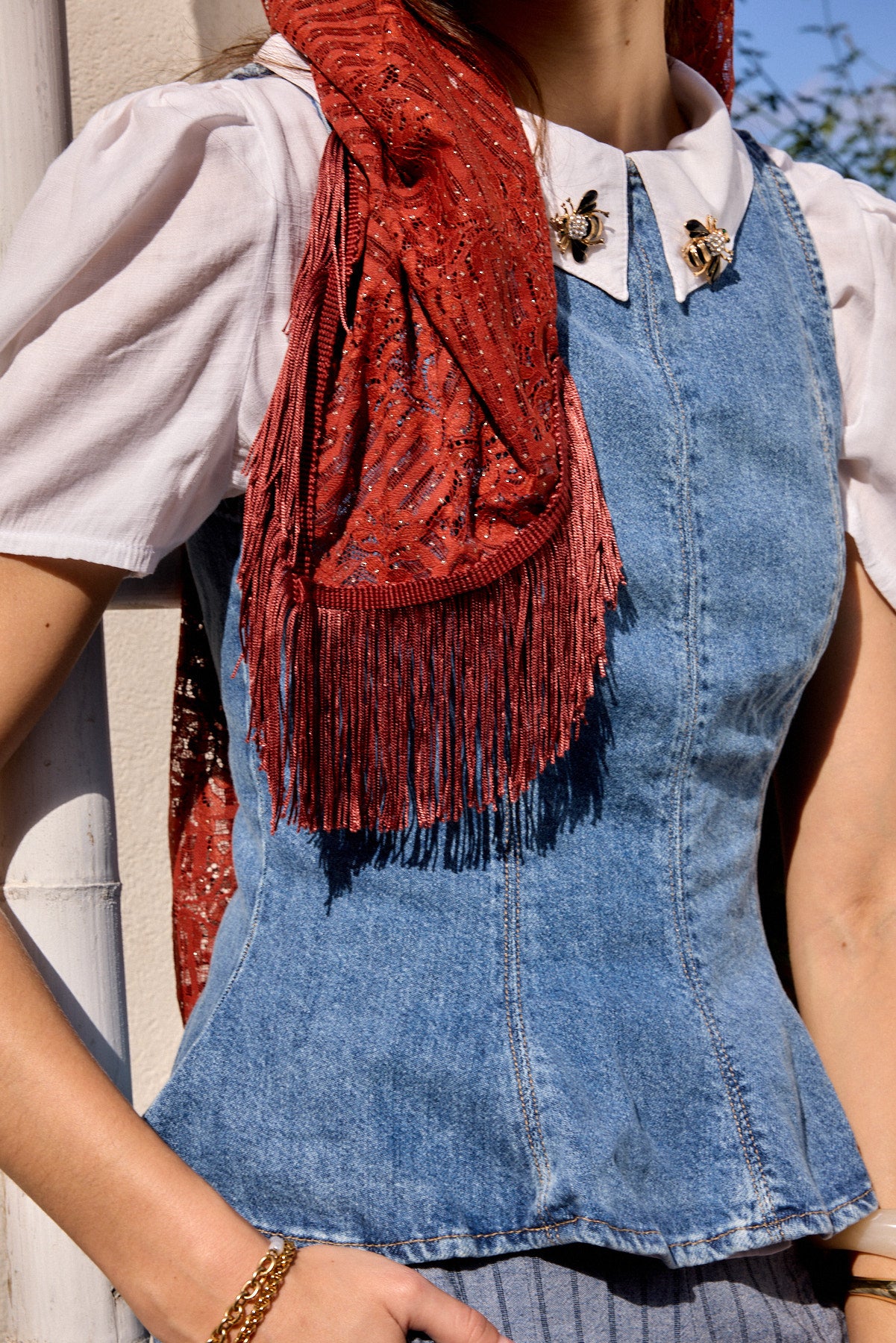 מטפחת משולשת דליה חמרה