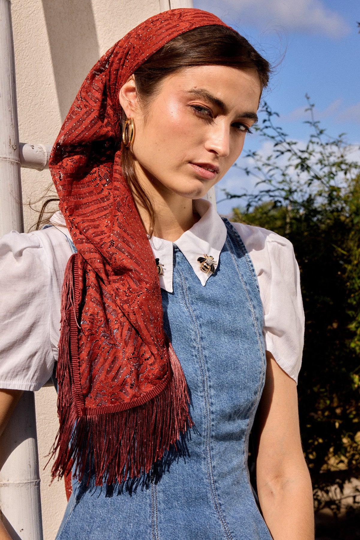 מטפחת משולשת דליה חמרה