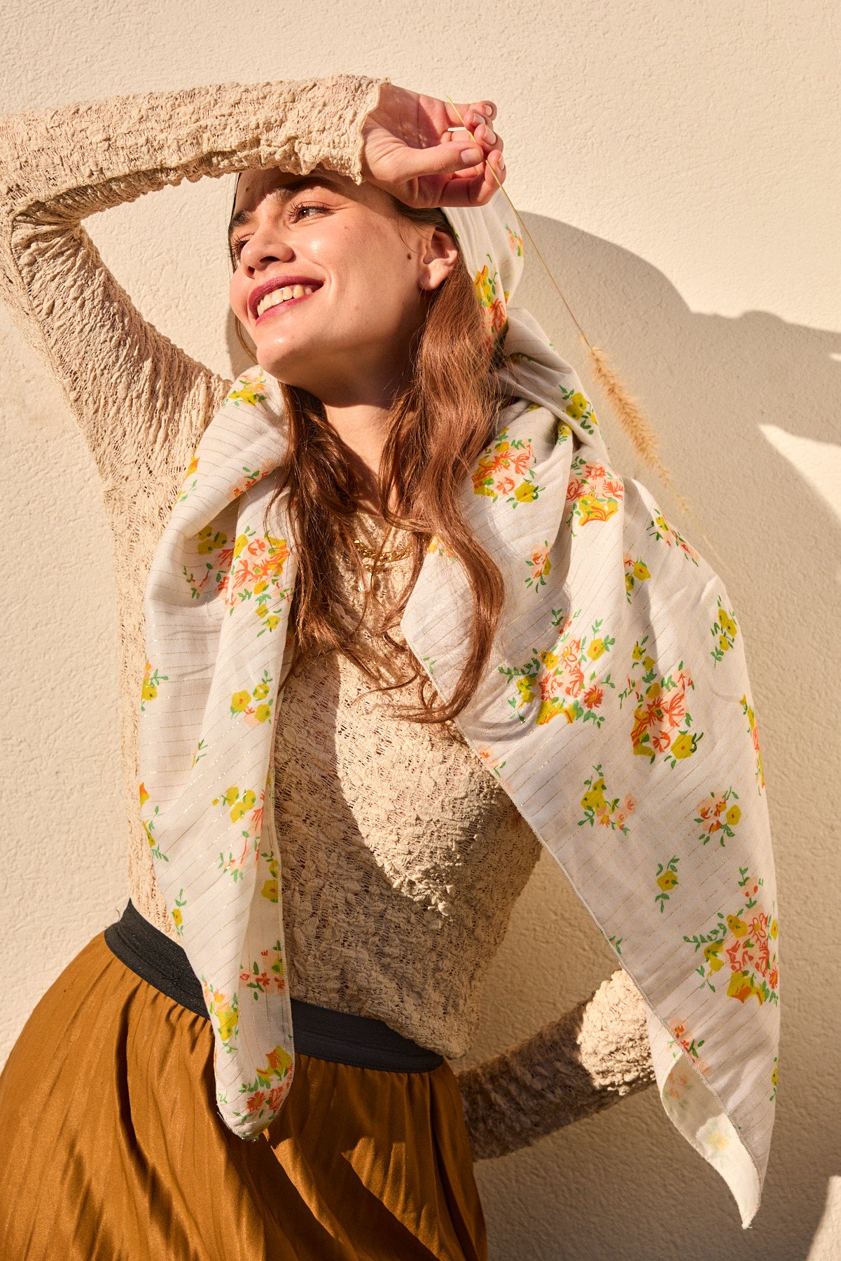 מטפחת מרובעת חמניה