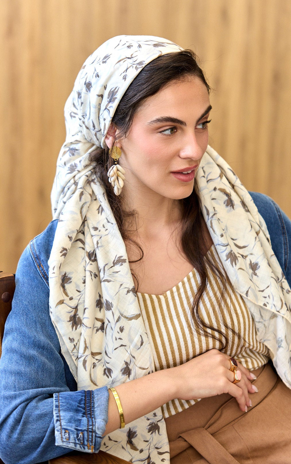 מטפחת מרובעת לבנדר