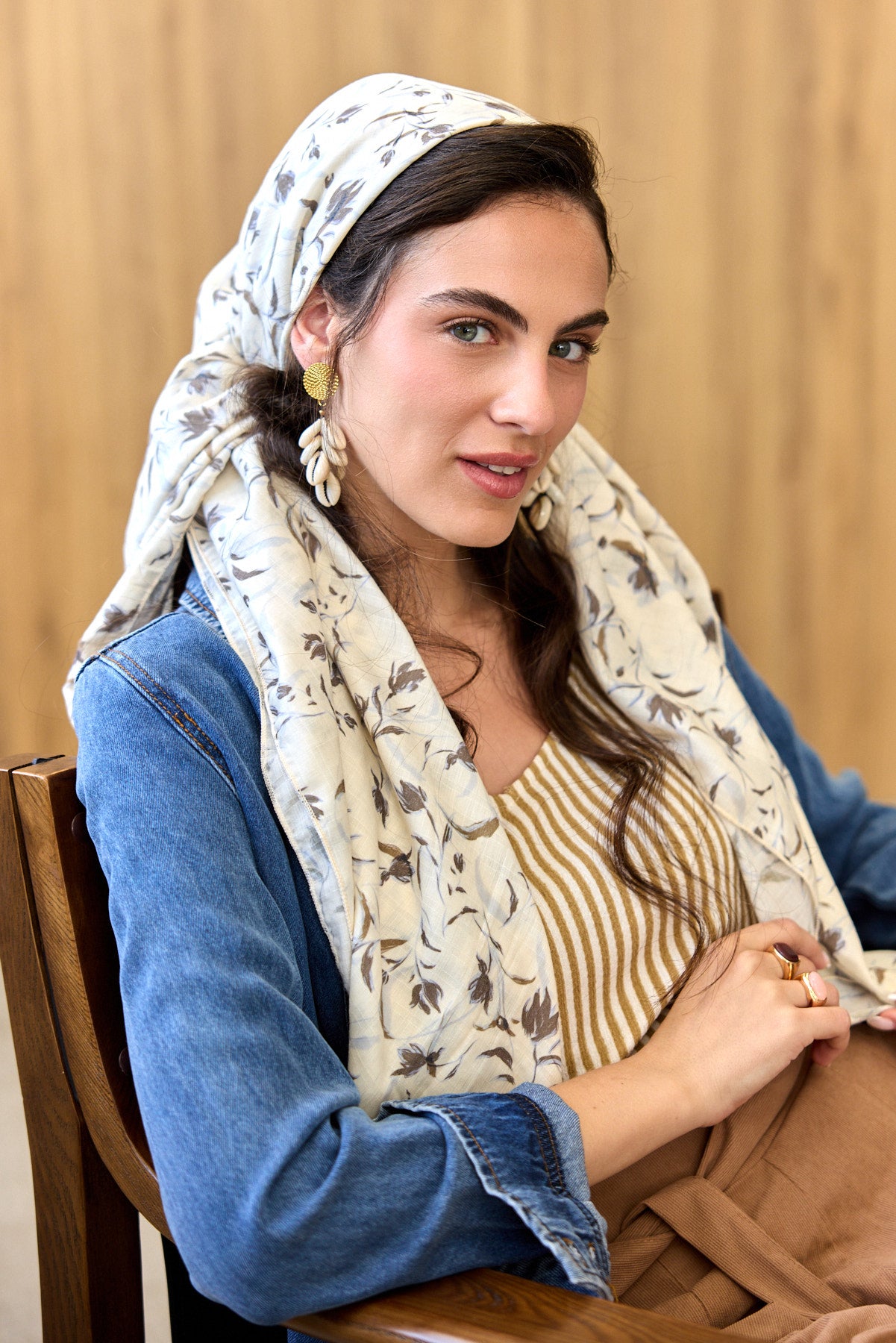 מטפחת מרובעת לבנדר