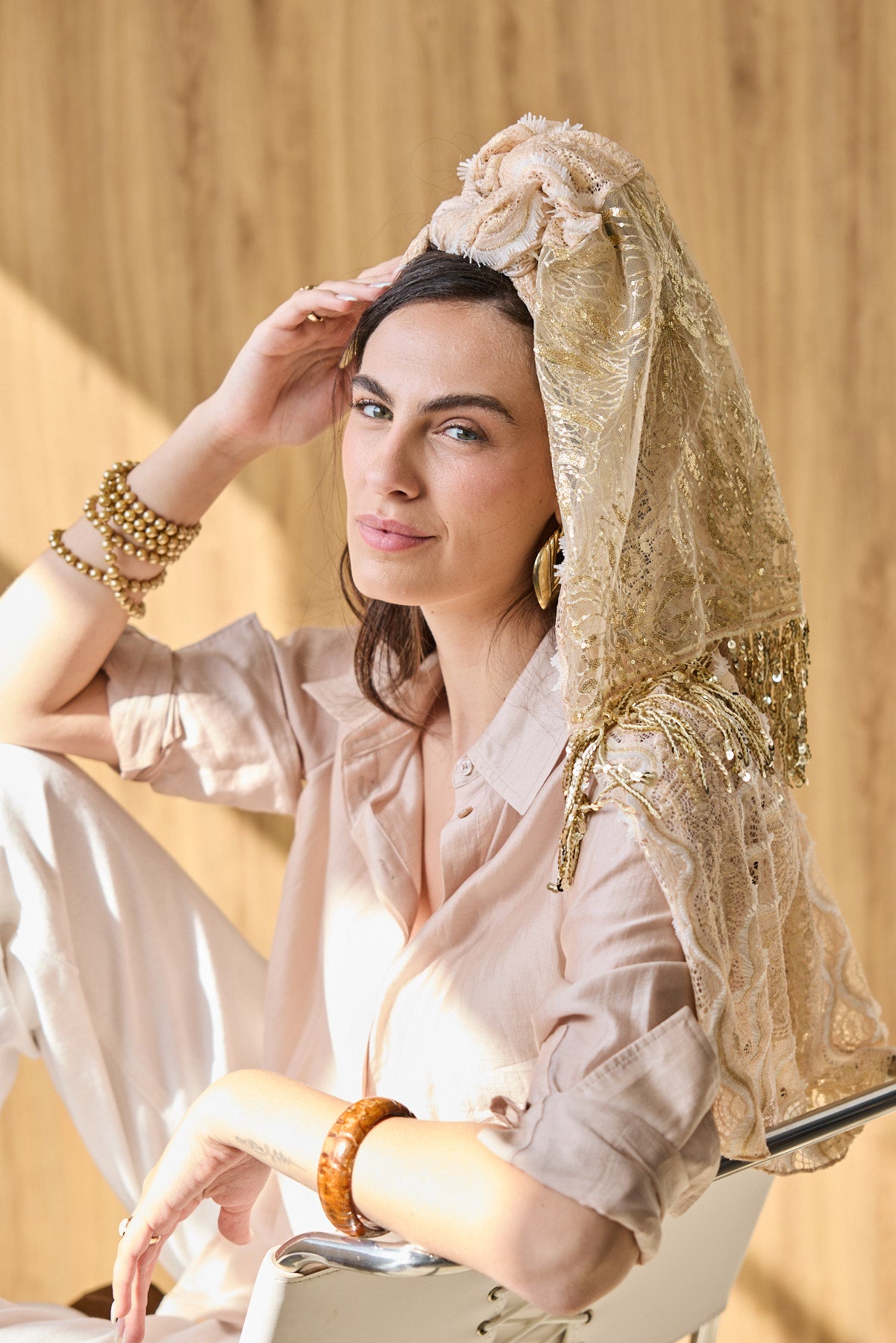 מטפחת צעיף חבצלת